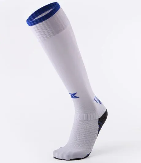 Sport Trainer Football Socks Strumpor Mäns Antiskid Tjockad Handduk Bottom Knee Slitstarkt Sweat-Wicking Andningsskydd Yakuda