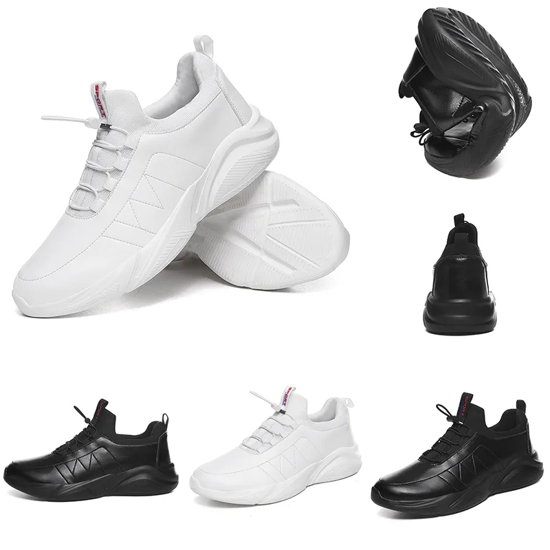 Lyxiga mode löparskor för män kvinnor trippel svart vit läder plattform sport sneakers mens tränare hemlagad varumärke gjord i Kina