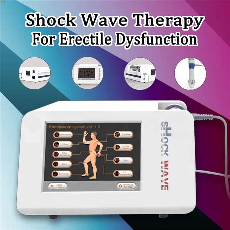 Other Beauty Equipment 2022 Portable Electromagnetic Shockwave Therapy Machine for Body Pain Relief ED Function Extracorporeal for