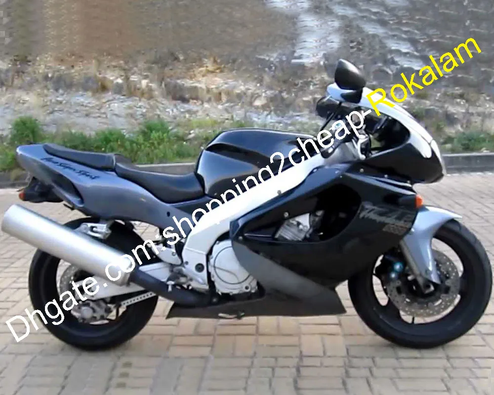 YZF1000R ThunderaceフェアリングヤマハYZF 1000 Rブラックグレーオートバイアフターマーケットキット1997 1997 1999 2000 2000 2000 2000 2000 2000 2000 2002 2003年〜2007年