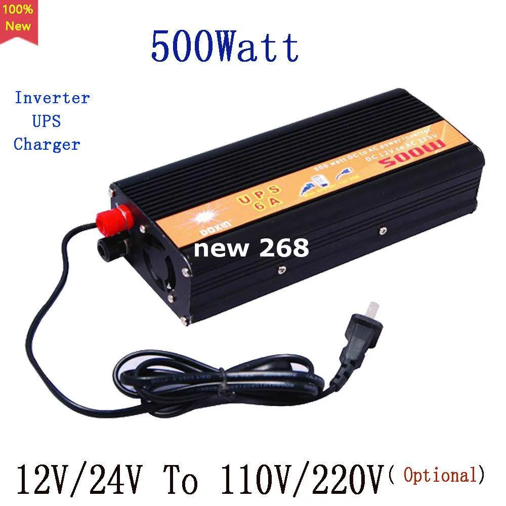 Power Inverter 12V/24V/48V/60V DC to 220V AC with LED Display Vehicles Cars  Power Inverter Transformer Adapter Portable Automobile Power Supply US