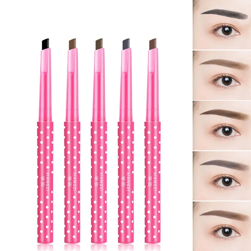 1 PC Black Wave Point Liquid Eyebrow Pencil Waterproof Long-lasting Eye Pencil Beauty Makeup Cosmetics Drop