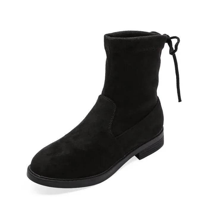 Botas cortas sin tacon online para mujer