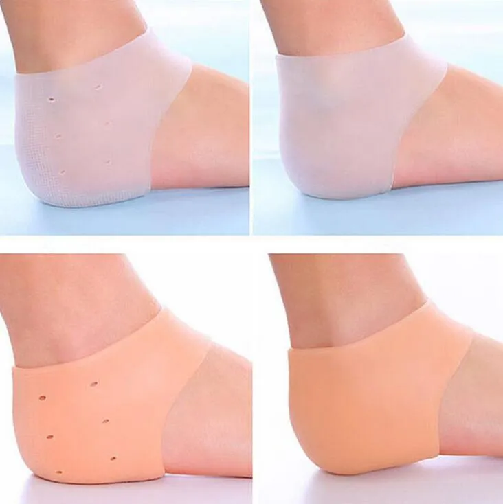 1000 adet / grup Silikon Ayak Bakımı Aracı Nemlendirici Jel Topuk Çorap Çatlak Cilt Bakımı Koruyucu Pedikür Sağlık Monitörler Masaj LX1089