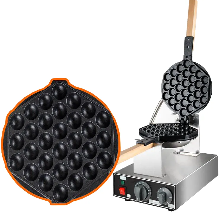 Commercio all'ingrosso 2 pz/lotto Bubble Egg waffle maker machine Soffi all'uovo Hong Kong Eggette torta