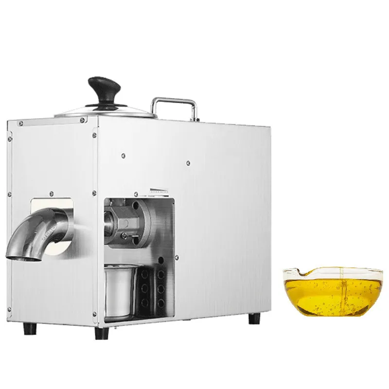BEIJAMEI Elektrische Sonnenblumenöl-Samenpresse aus Edelstahl, kommerzielle Sesamöl-Pressmaschine, Extraktionsöl