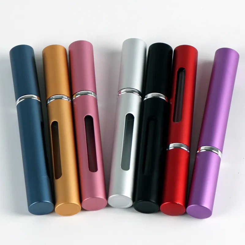 5ml Refillable Perfume Bottle Mini Portable Travel bottles Scent Pump Housing tool