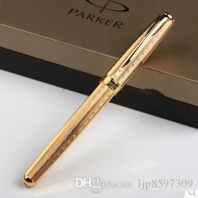 Parker Roller Pen Schule Bürobedarf Goldfarbener Parker Pen Bürobedarf Schreibwaren Sonett Rollerball Pen2244Y