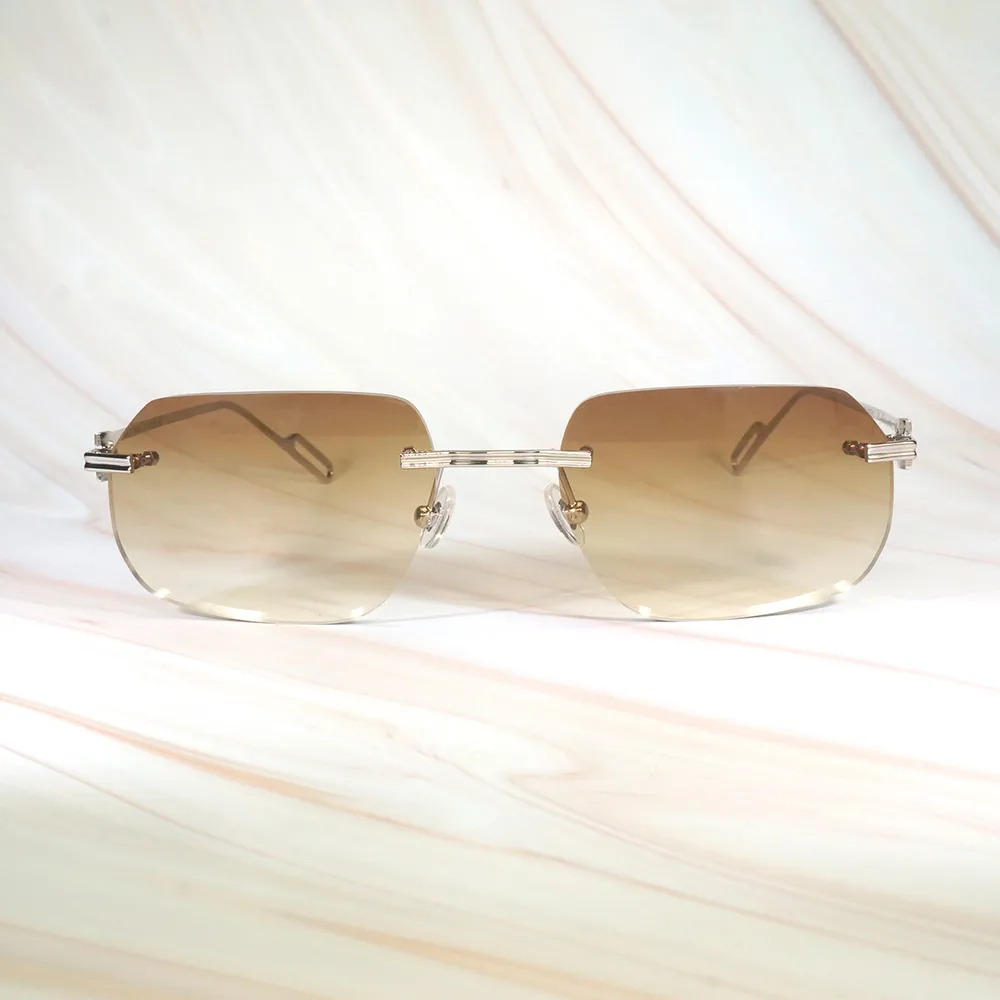 Luxury Sunni Carter Rimls Rimless Sunglasses Mens For Men And Women Retro  Dign Sun Glass Polygon Lent De Sol Fashion Eyewear For Driving From  Hjx6851, $55.31 | DHgate.Com