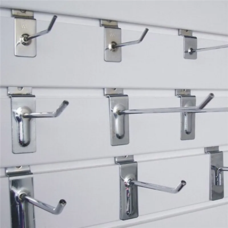 Slatwall Chrome Hooks & Hangers