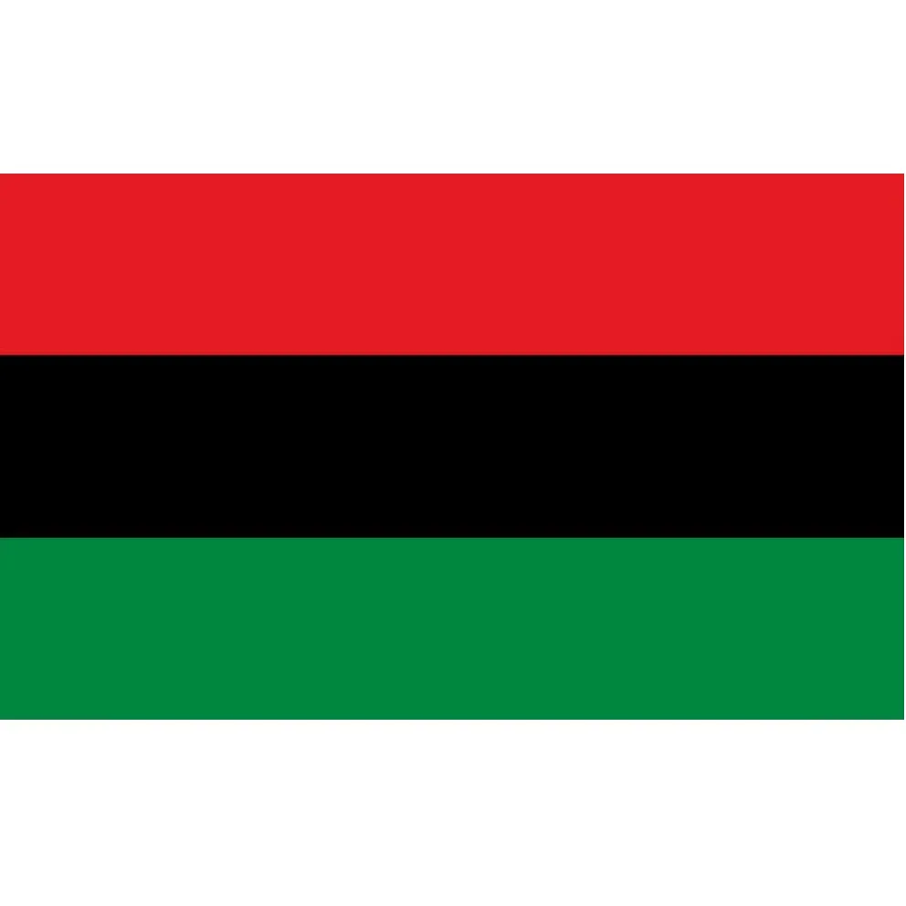 90x150cm Black Liberation Unia Pan African Afro American Flag 3x5 ft Custom Africa US Banner Flags Red Back Green mit zwei Ösen