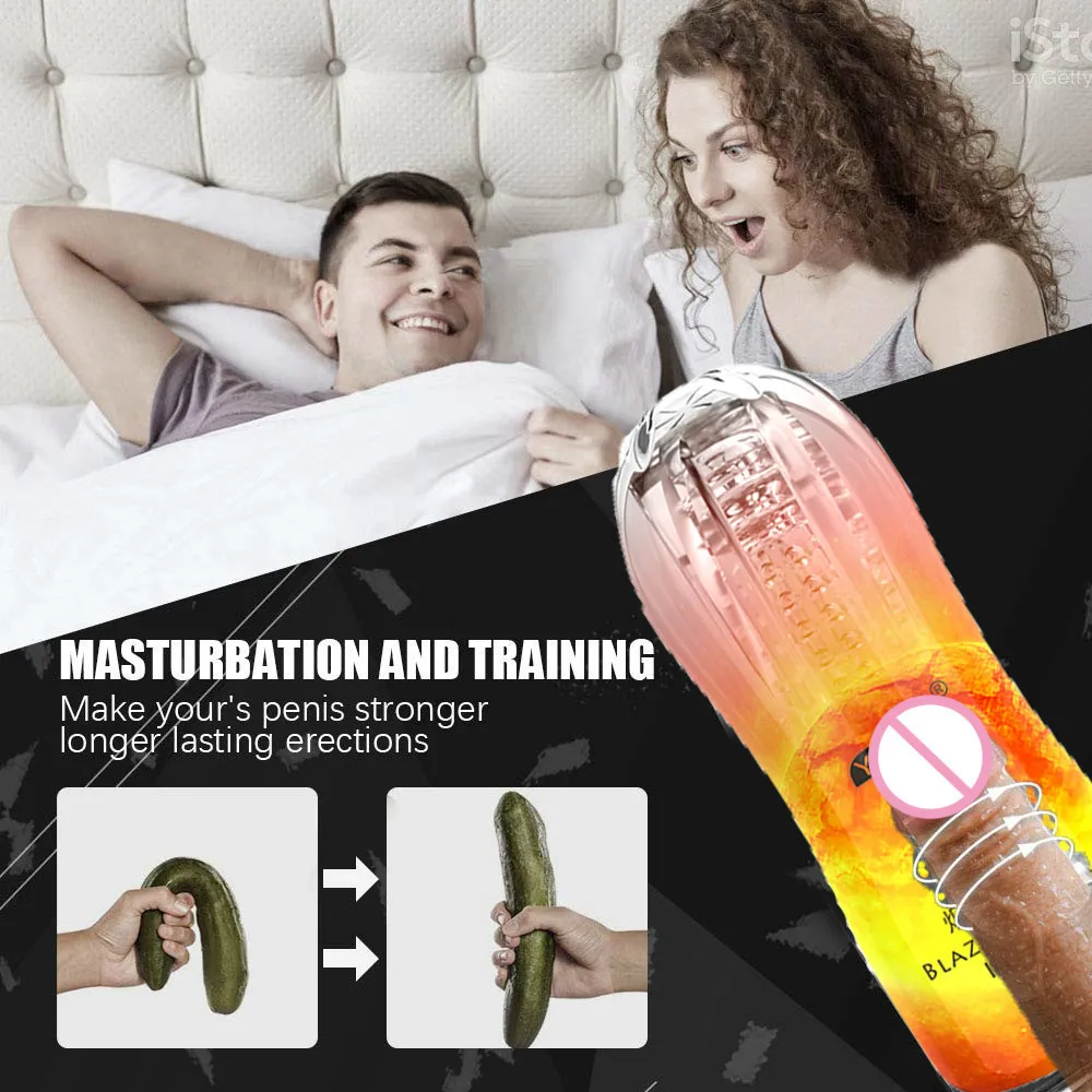 Flesh Vibrating Light Massager echte Pussy Männliche Sex-Masturbation Erwachsene Spielzeug männlicher Masturbator Cup für mich_voghion.com