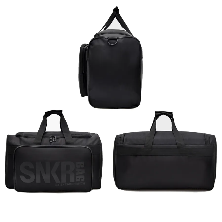 Borsone Da Viaggio Impermeabile | Borsa Palestra Con Tasca Bagnato/Asciutto | Scomparto Scarpe Separato - Foto 5