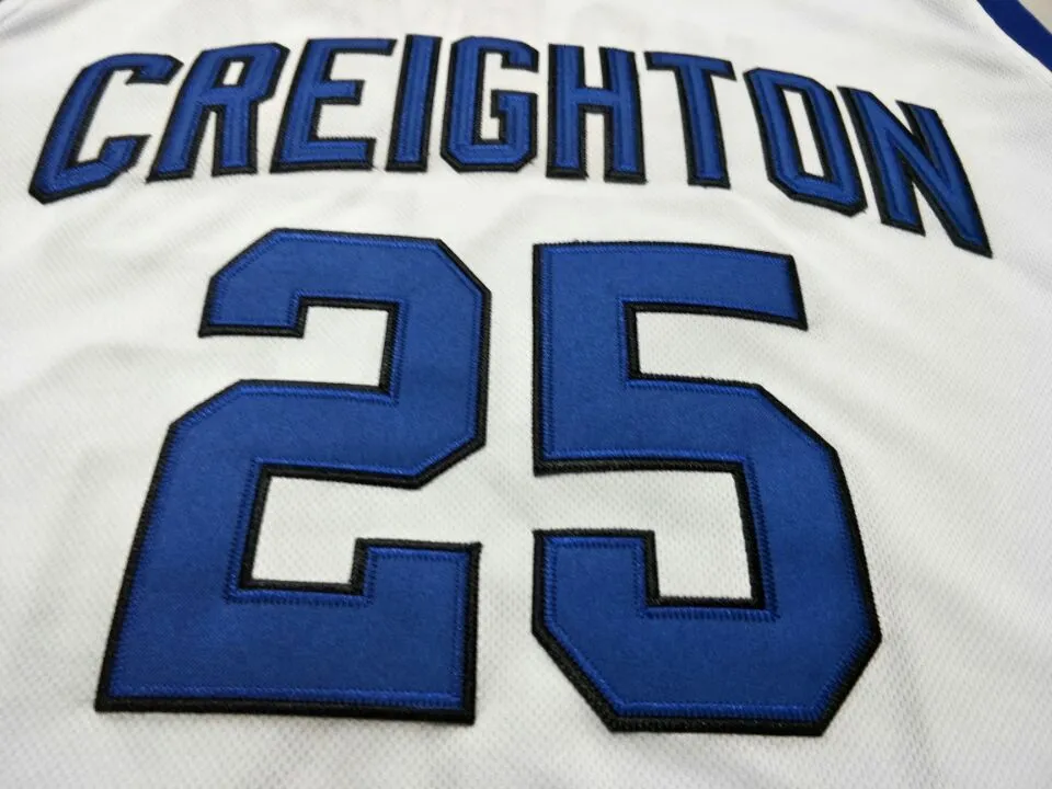 Personalizzato Uomo Gioventù donna #25 Kyle korver Creighton bluejays Universidad Maglia da basket Taglia S-4XL o personalizzato con qualsiasi nome o numero maglia