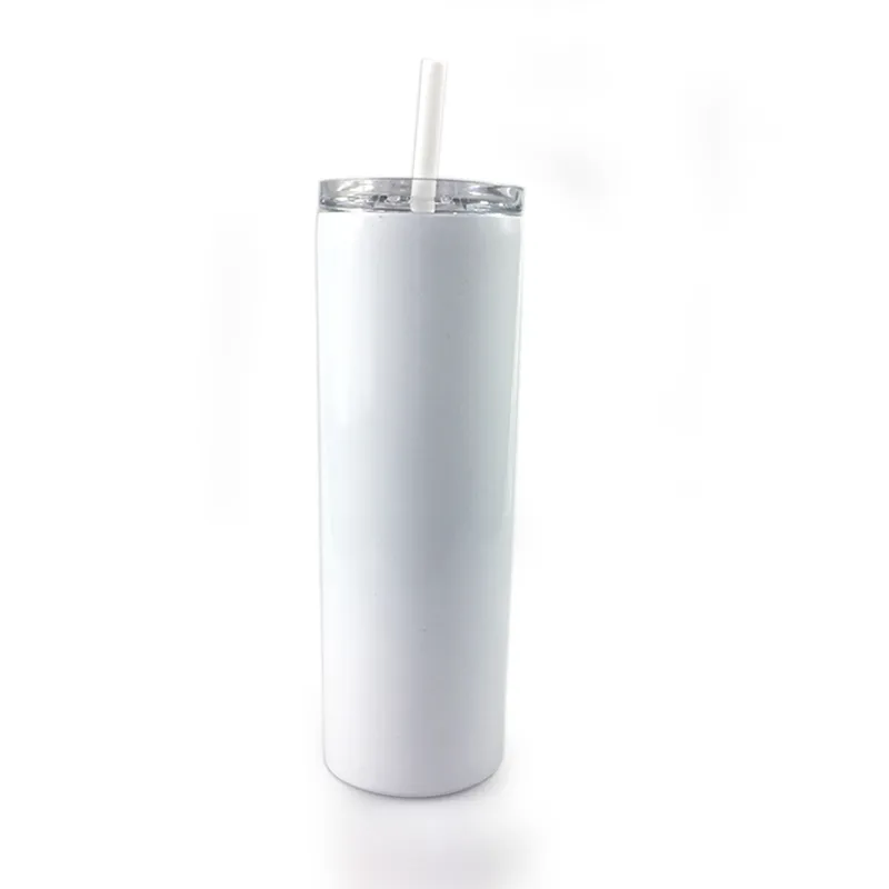 Colorful 20oz Stainless Steel Skinny Skinny Tumblers Bulk With