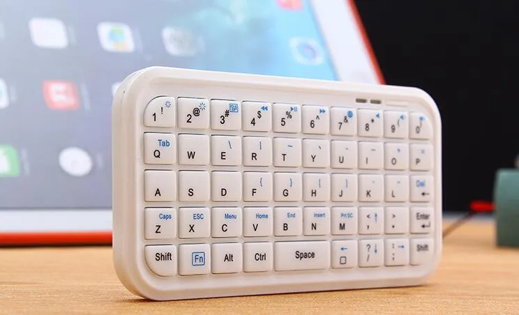 One Handed Gaming Keyboard Mini Bluetooth Keyboard - 49 Key Portable ...