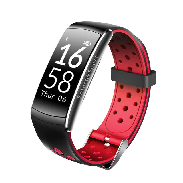 Q8 braccialetto intelligente pressione sanguigna cardiofrequenzimetro intelligente orologio sportivo fitness tracker orologio da polso Bluetooth orologio impermeabile per Android iOS