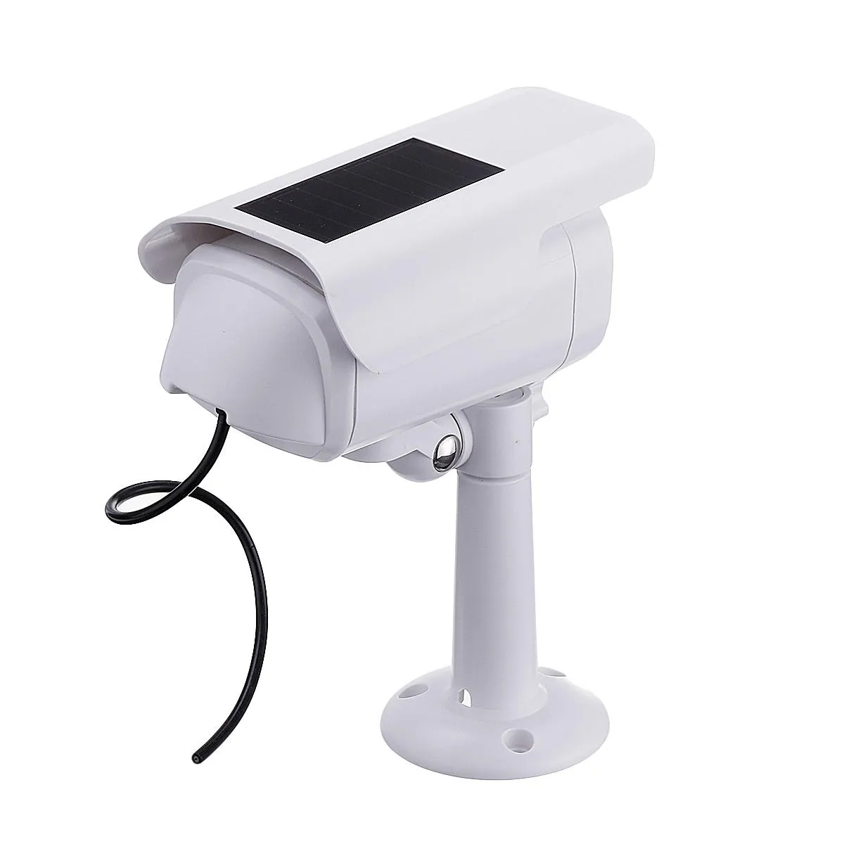 تعمل بالطاقة الشمسية محاكاة الاستشعار شرطة التدخل السريع للكشف عن كاميرا CCTV كاميرا الدمية LED ضوء