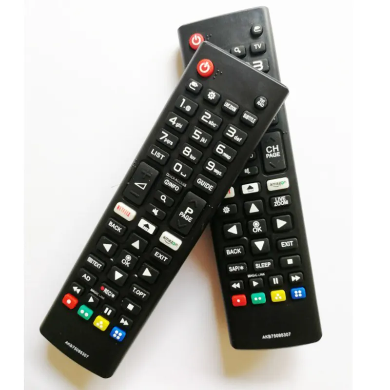 AKB75095307 / AKB75095303 LED TV التحكم عن بعد ل LG 55LJ550M 32LJ550B 32LJ550M-UB مع أزرار أمازون / Netflix