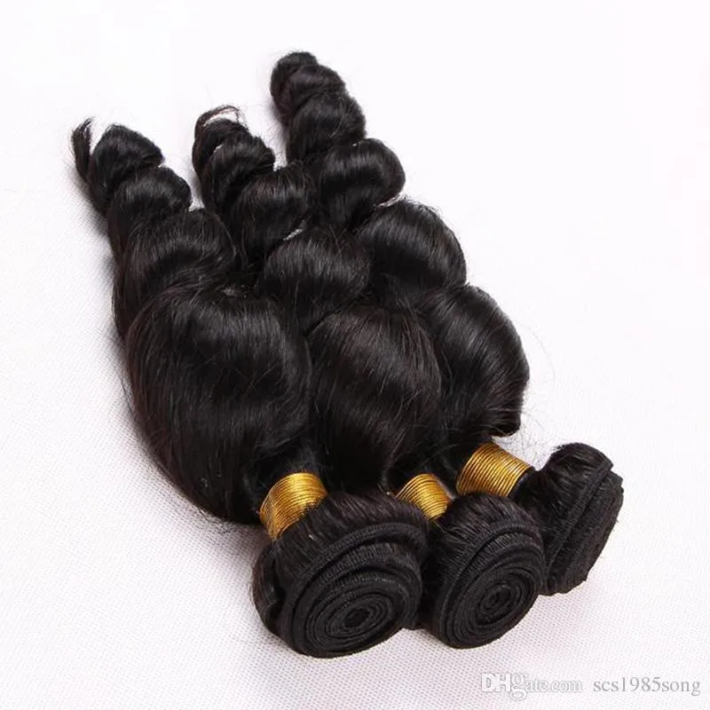 DHL FedEx Free Peruvian Wave Wave Hush Hair Hair Weaves غير المعالجة البرازيلية 3Bundles 1026 بوصة نسج الشعر DHL مجانًا