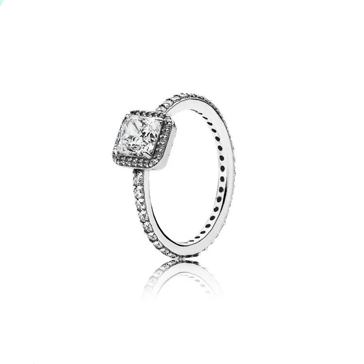 High Quality 925 Sterling Silver Men Diamond Ring Fashion