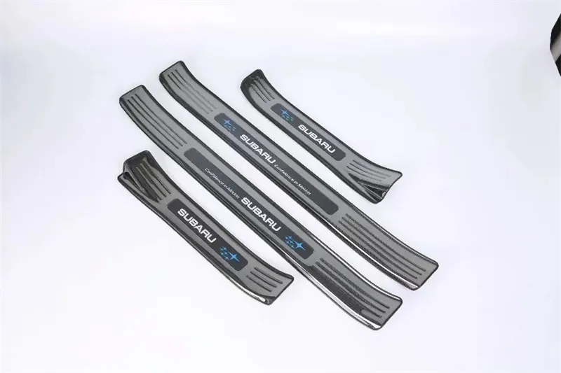 Stainless Steel Auto Styling Car Welcome Pedal External Car Scuff Plate Door Sill Cover Trim Special For Subaru XV 2018 2019