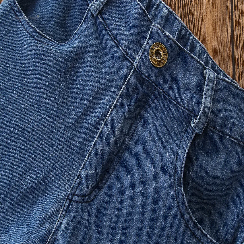 Pantalones de ninas pantalon de mezclilla 2019 nueva nina de moda borla de borde para ninos jeans boutique pantalones ropa