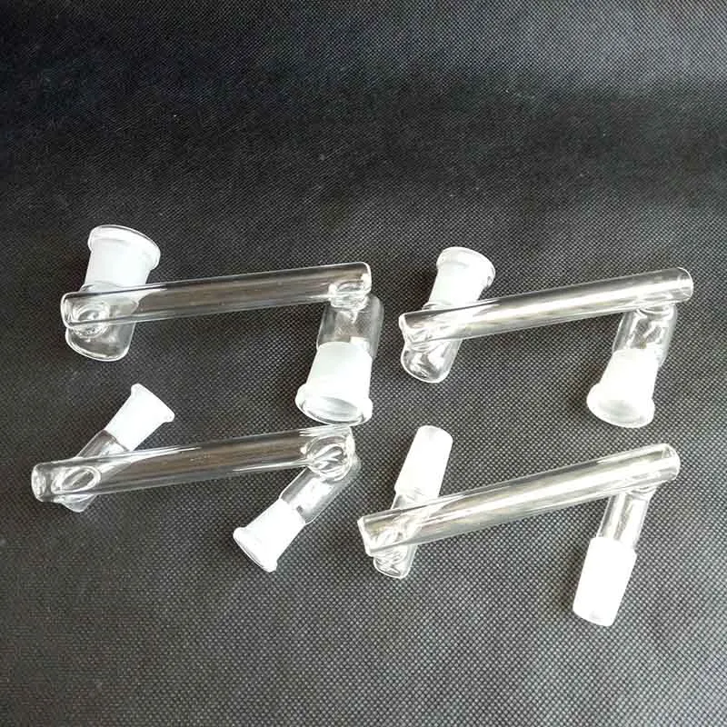 Glasfall Reklaim Catcher Drop Down Adapter Drop -dowr rökverktygstillbehör 10mm 14mm 18mm för återvinningsolje riggar vattenpipa bongs converter 8 stilar