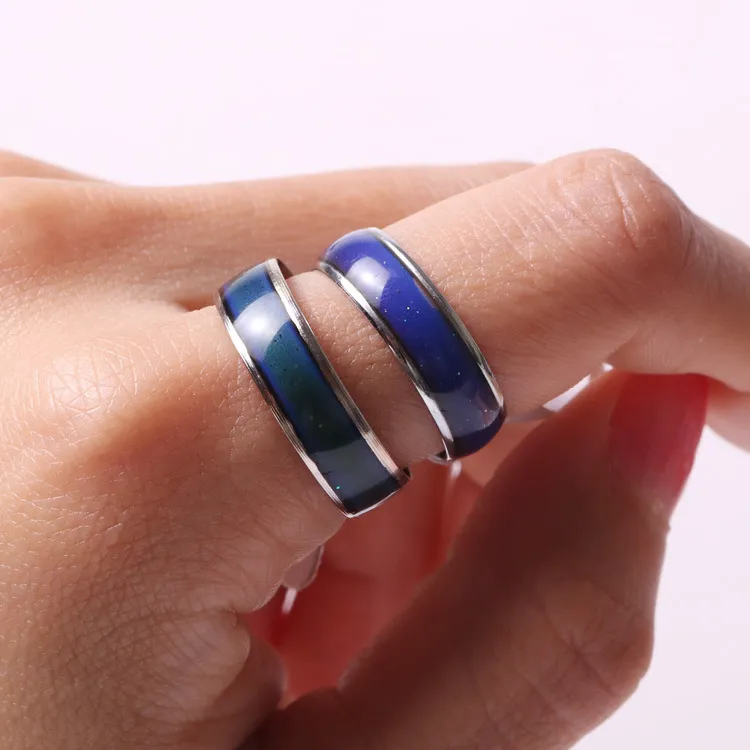 Hot Selling Mix Size Mood Mens Index Finger Ring Changes Color To Your Temperature Reveal Your Inner Emotion Cheap Fashion Jewelry From Isang 0.3 DHgate.Com