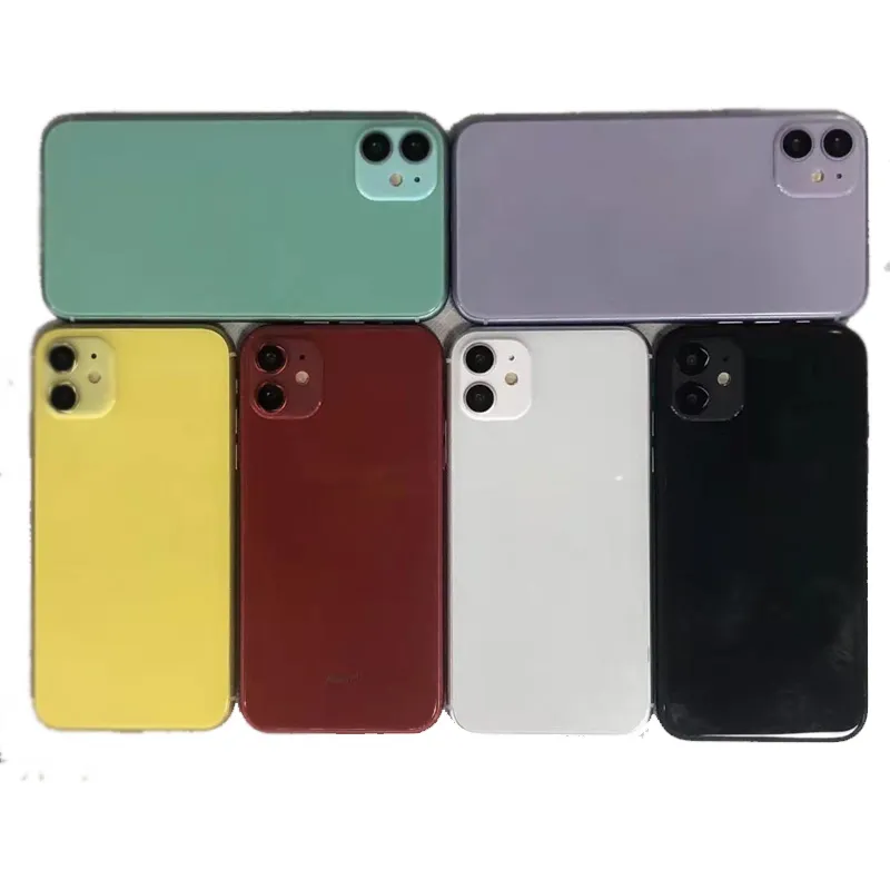 6 Färger Dummy för iPhone 11 6.1 Fake Dummy Mold för iPhone 11 6.1 2019 Dummy Glass Mobiltelefon Modell Maskinvisning Non-Working