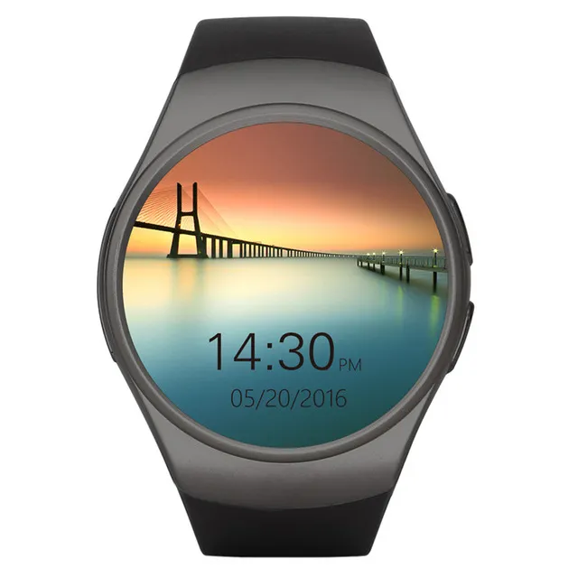 KW18 Smart Watch полностью экран округлый Android IOS Bluetooth Reloj Inteligente SIM карта монитор сердечного ритма часы Часы микрофон анти потерянный браслет