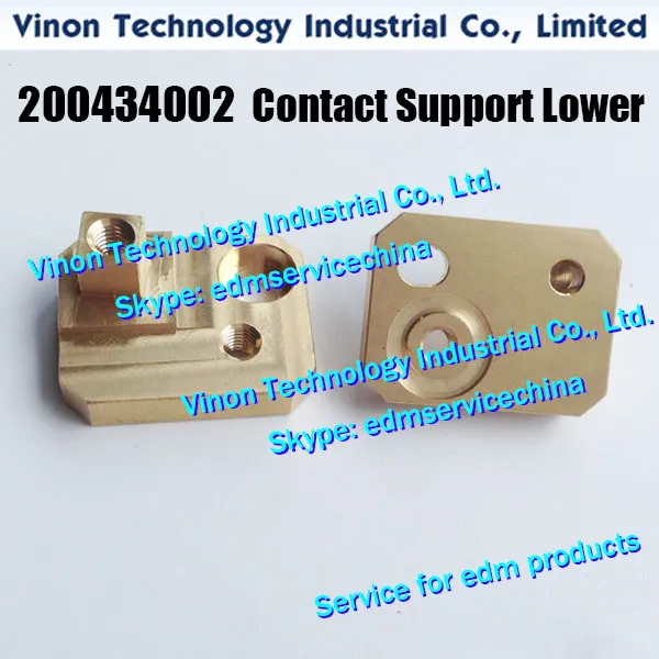 200434002 Charmilles Contact Support Lower for Robofil 230,330F,240,440. 200434002, 200.434.002, 200-434-002 edm Support contact lower head