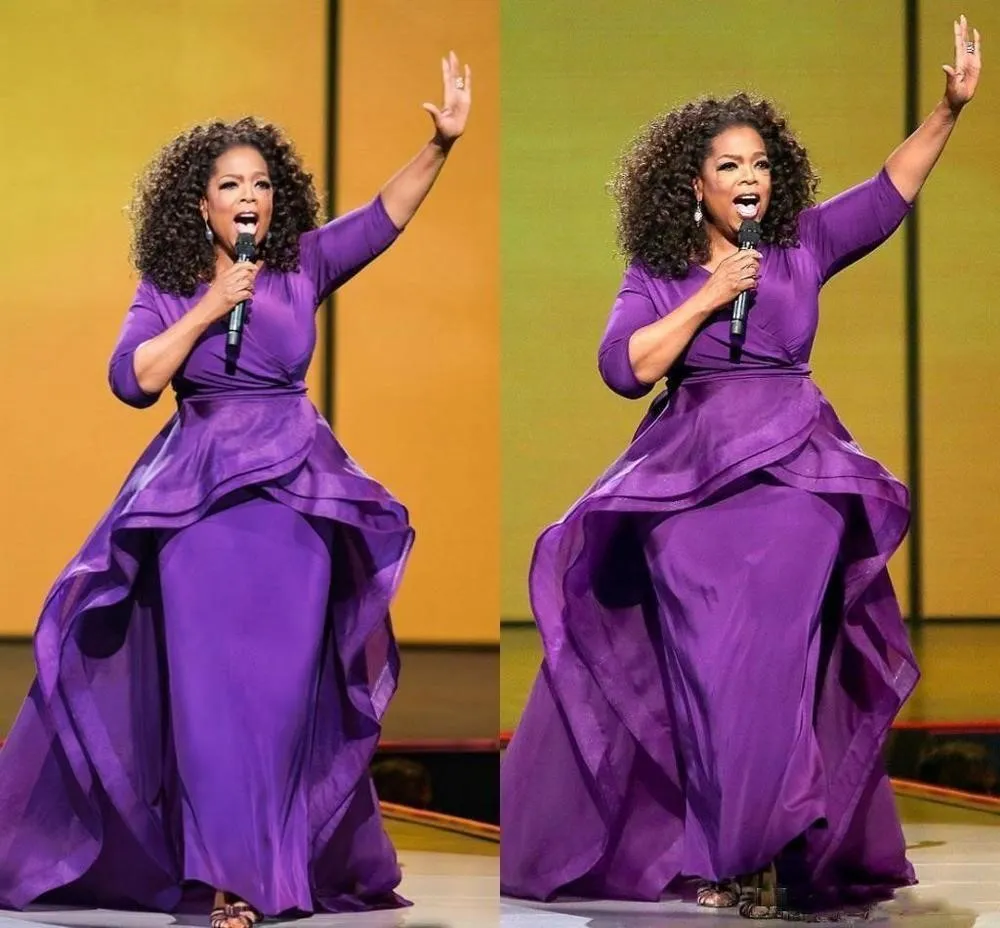 Vestido Partido Oprah Winfrey Vestidos Bainha celebridade Vestidos Oriente Médio Dubai Estilo Árabe Formal Vestido Plus Size