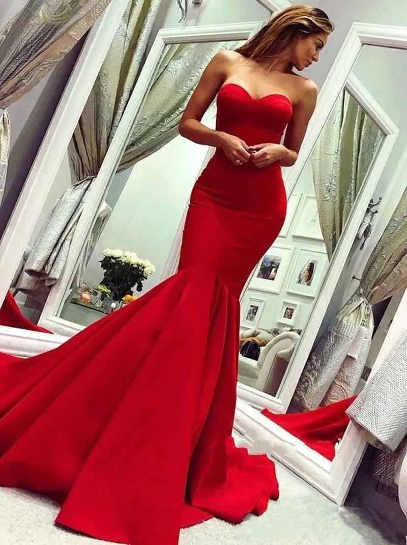 Red Mermaid Red Fishtail Prom Dress With Sweetheart... From Newdeve, $99.27 | DHgate.Com Red Mermaid Red Fishtail Prom Dress With Sweetheart... From Newdeve, $99.27 | DHgate.Com