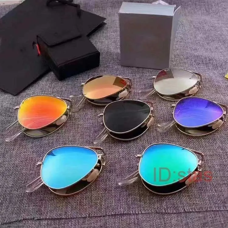 Luxury-Gold Silver Folding Polariserade män Kvinnor Lyxig designer Solglasögon Vintage Sport Sun Glasses Des Lunettes de Soleil Case Box