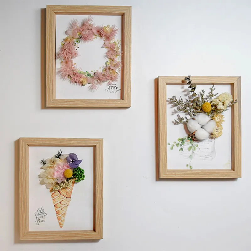 Frames Nordic Ins Simulation Flower Po Frame Small Ornaments 3D