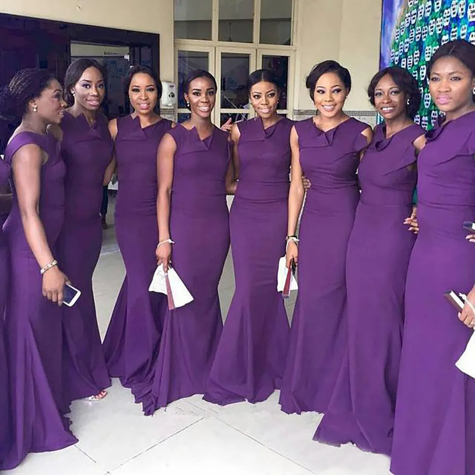 Purple chiffon gown online