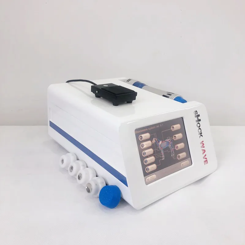 Bärbar häst Shockwave Therapy Machine för hästar Race Hästar Relax Machine Shockwave Therapy med 5PCS-sändare