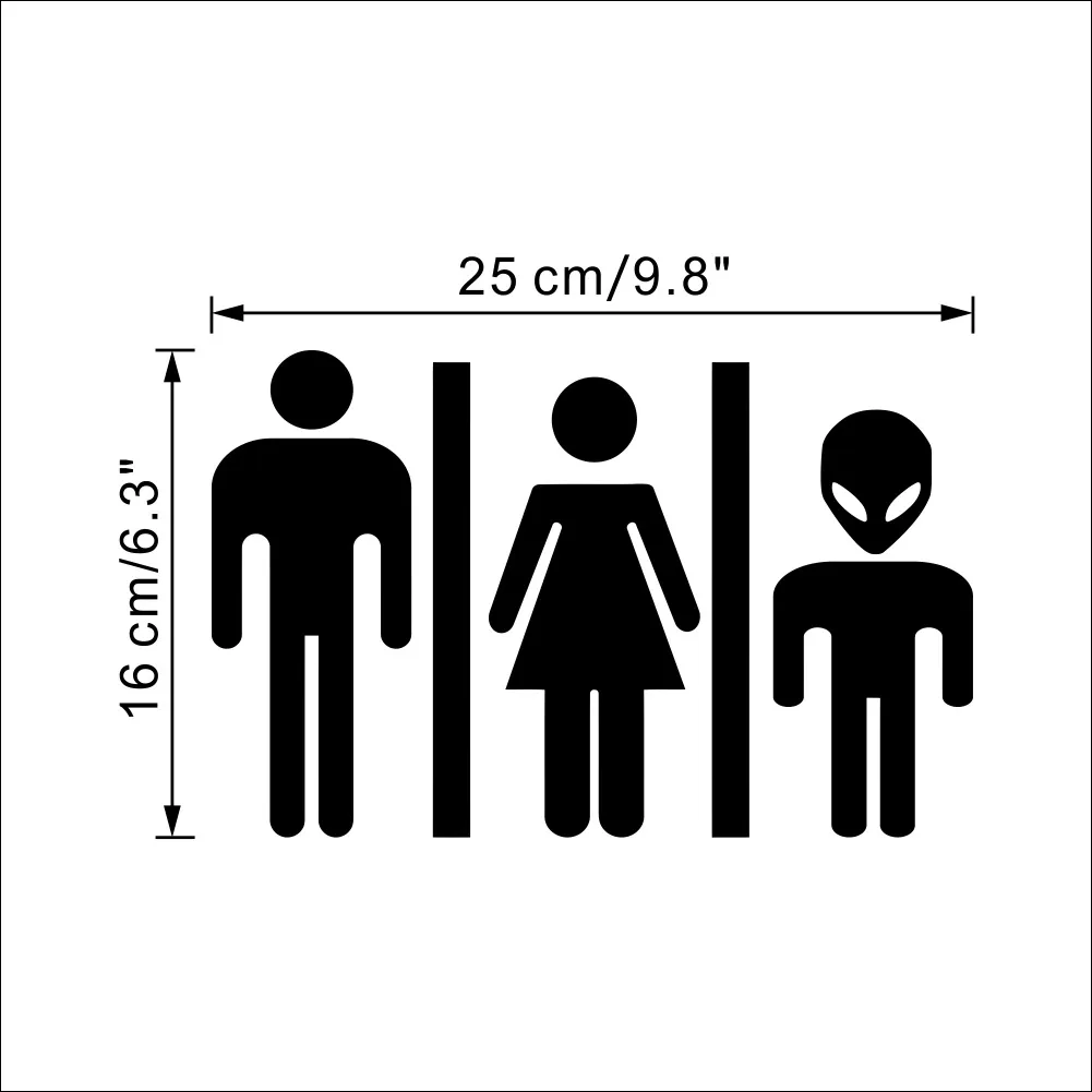 New style Switch Stickers Modern household Wall Stickers Toilet Sicker