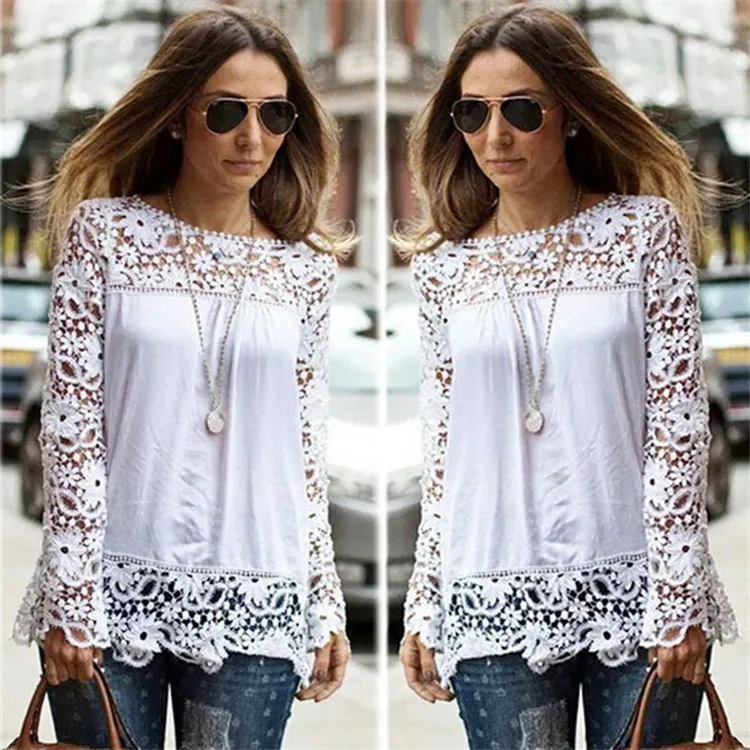 Dressy cotton sales blouses