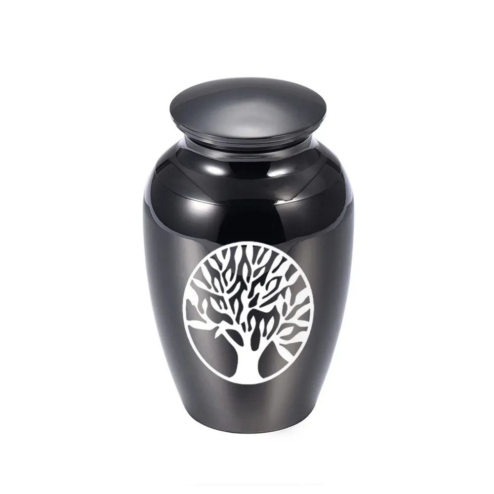 Livets träd Små minnessakränger för Ash Mini Cremation Urns för Ashes Minnesmärke Aska Hållare / Pet (70x45mm)