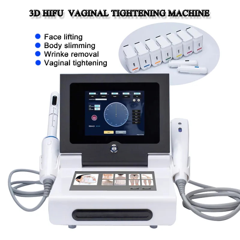 Hifu Wrinkle Removal Face Skin Care Machine Echografie Vaginale aanscherping Nieuwe 3D Machine 12 Lijnen voor Salon -gebruik