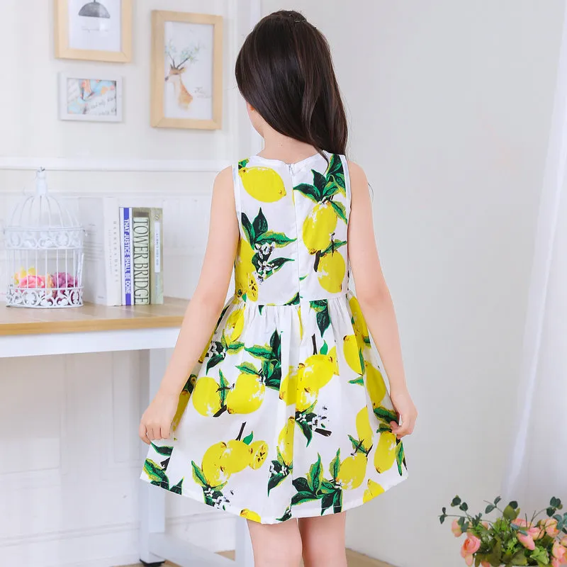 Ni o Adolescente Ni as Vestidos De Verano 2020 Peque o Fruta Ni os