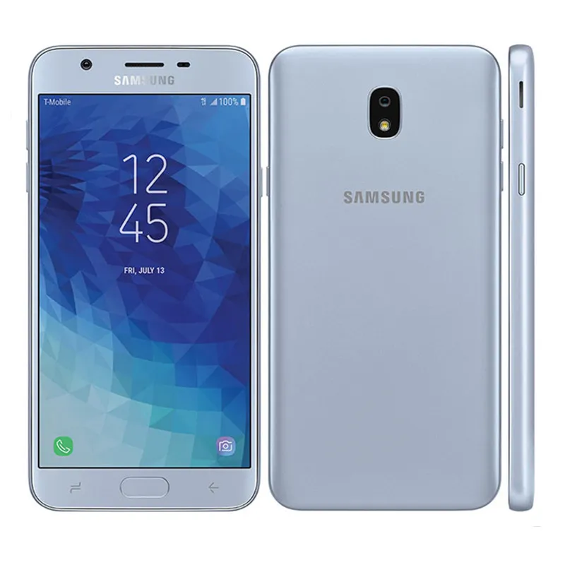 5,5-дюймового Оригинального +2018 Samsung Galaxy J7 Star J737T окт Ядро Android 9.0 2GB RAM 32GB ROM 4G LTE телефоны разблокирована