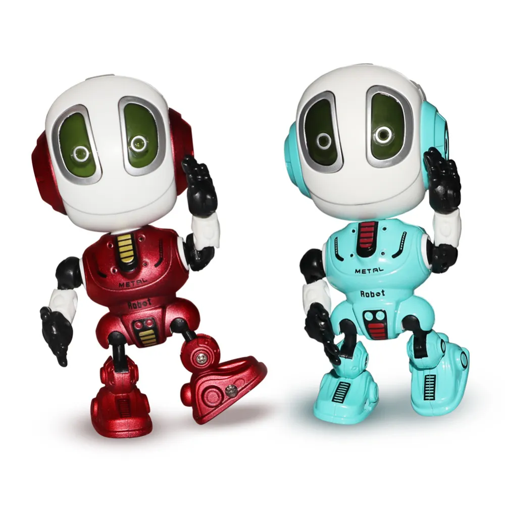 Talking Robots Mini Robot Travel Toy With Posable Body Smart ...