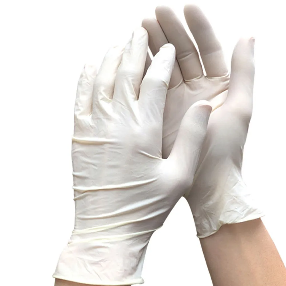 Новые одноразовые латексные перчатки 3 вида технических характеристик Дополнительные антикидные антибакислотные Guartes Резиновые перчатки Очистки одноразовые перчатки