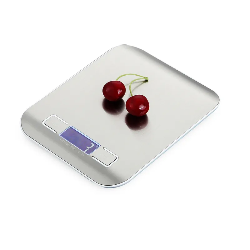 Balance alimentaire, grammes et onces de poids de cuisine numérique pour la cuisson des balances de régime en acier inoxydable JK2005XB