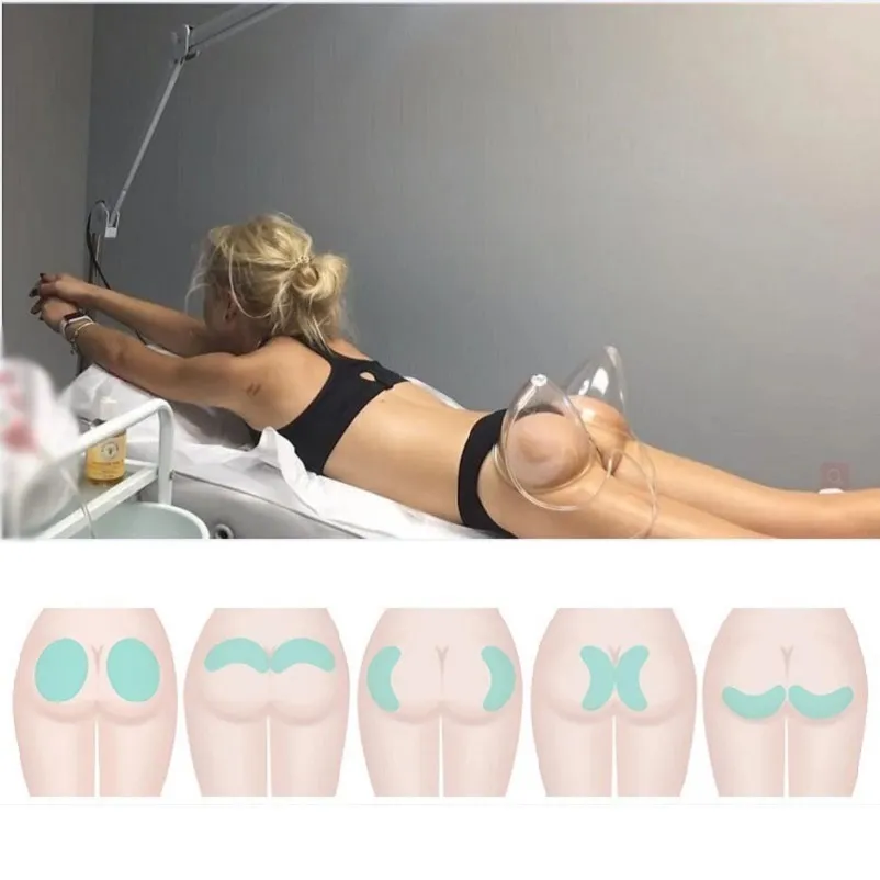 Próżniowa Kształt Kształt Breast Enhancement Hip Powiększenie Szczegóły Podnoszenie Masaż Maszyna do Masażu Skrzyniowa Masażka + 3 sztuk Metal Rolki