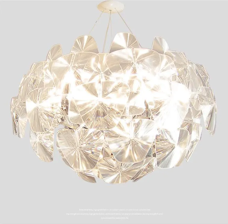 creative personality modern led ceiling lights minimalist fashion living room bedroom crystal chandelier home decoration light