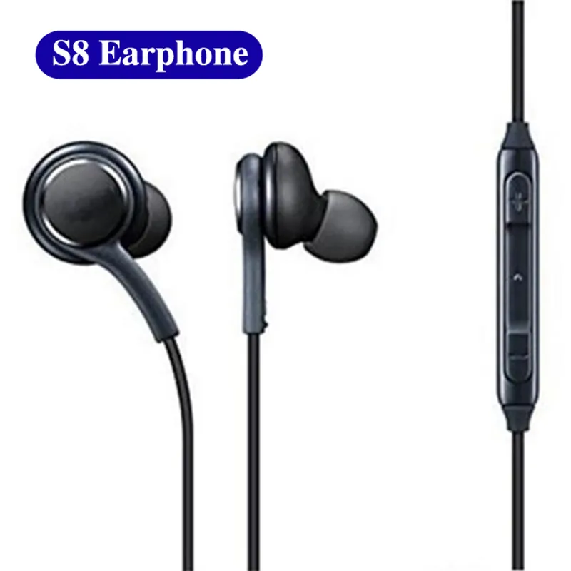 3,5 mm S9 S8 hörlurar för Samsung Galaxy S9 S8 S8+Plus Stereo Sound Earphone Earsphuds Earphones with Wired In-Ear Headset MQ100